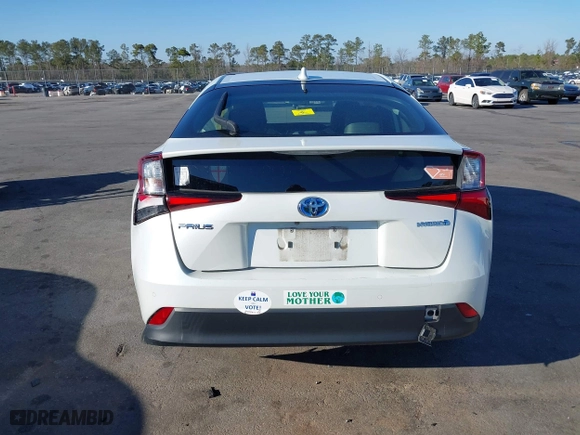 2022 Toyota Prius L Eco with VIN JTDKAMFU1N3162300, listed as a IAAI auction lot 41501371 with 16,521 mi miles. Bid and sale history available at carsss.com. Image 16.