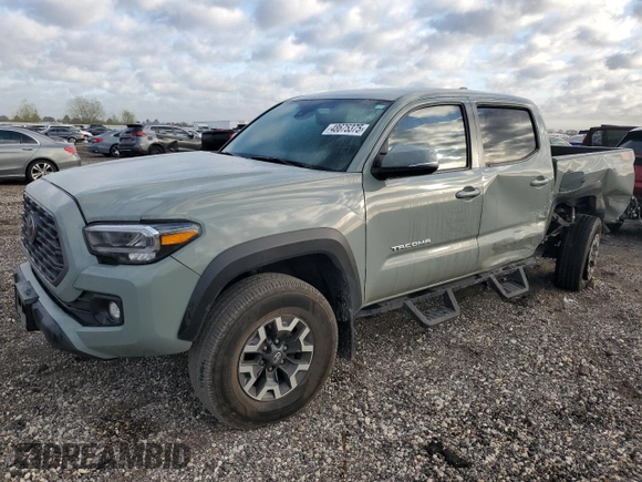 2023 Toyota Tacoma 4WD SR with VIN 3TMCZ5AN0PM625550, listed as a Copart auction lot 48675375 with 52,678 mi miles and Salvage Title. Bid and sale history available at carsss.com. Image 1.