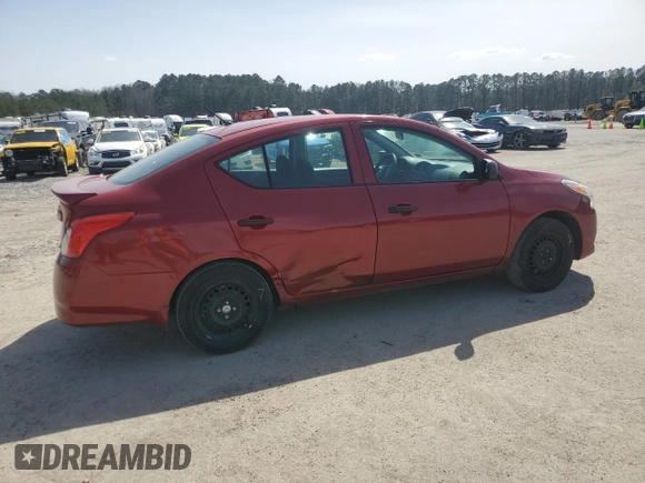 2015 Nissan Versa S Plus with VIN 3N1CN7AP5FL912463, listed as a Copart auction lot 48144495 with 100,960 mi miles and Salvage Title. Bid and sale history available at carsss.com. Image 3.