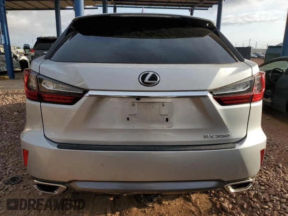 2016 Lexus RX 350 with VIN 2T2ZZMCA7GC032352, listed as a Copart auction lot 55393045 with 105,023 mi miles and Salvage Title. Bid and sale history available at DreamBid. Image 6.