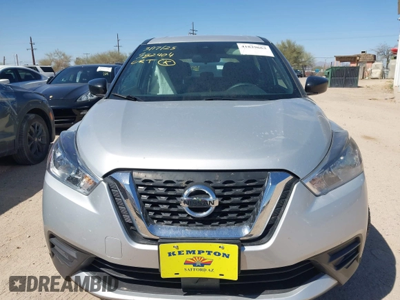 2020 Nissan Kicks S with VIN 3N1CP5BV2LL524100, listed as a IAAI auction lot 41829663 with 50,530 mi miles. Bid and sale history available at carsss.com. Image 12.