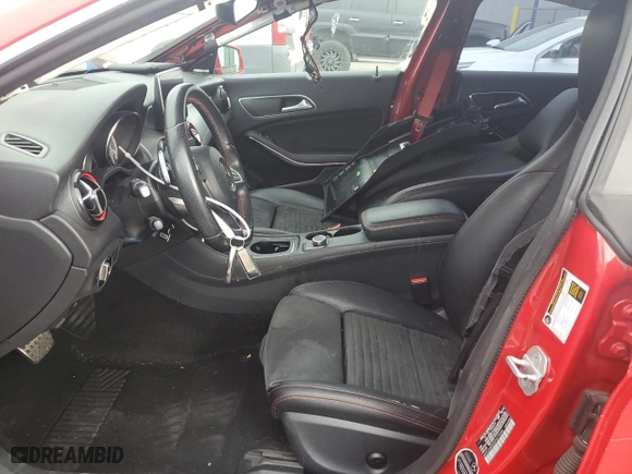 2016 Mercedes-Benz CLA with VIN WDDSJ4EB3GN373284, listed as a Copart auction lot 50081355 with 89,517 mi miles and Salvage Title. Bid and sale history available at carsss.com. Image 7.