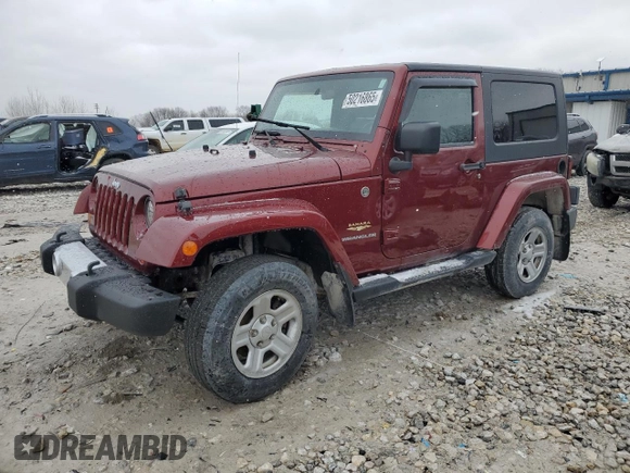 2008 Jeep Wrangler Sahara z VIN 1J4FA54128L561392, wystawiony jako Copart lot #50216865 z przebiegiem 183 825 mil mil oraz Czysty tytuł • Clean title. Historia ofert i sprzedaży dostępna na DreamBid. Obrazek 1.