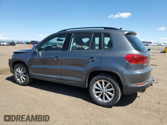 2017 Volkswagen Tiguan S with VIN WVGBV7AX6HK046412, listed as a Copart auction lot 57404245 with 75,881 mi miles and Salvage title. Bid and sale history available at DreamBid. Image 2.