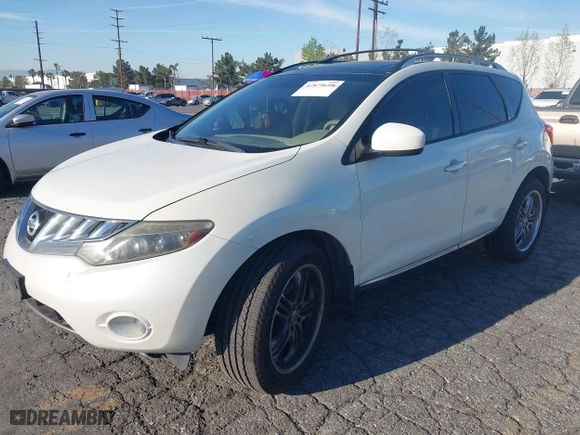 2009 Nissan Murano SL with VIN JN8AZ18WX9W115714, listed as a IAAI auction lot 41879698 with 180,931 mi miles. Bid and sale history available at carsss.com. Image 2.