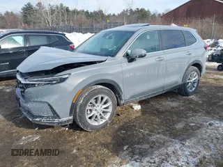 2025 Honda CR-V EX-L with VIN 2HKRS4H78SH451631, listed as a IAAI auction lot 41403100 with 2,030 mi miles and . Bid and sale history available at DreamBid. Image 2.