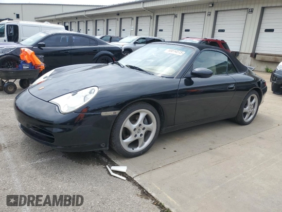 2002 Porsche 911 z VIN WP0CA29912S653161, wystawiony jako Copart lot #58814515 z przebiegiem 156 724 mil mil oraz Czysty tytuł • Clean title. Historia ofert i sprzedaży dostępna na DreamBid. Obrazek 1.