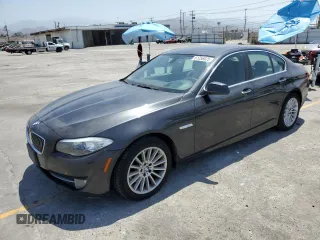 2013 BMW 5 Series 535i with VIN WBAFR7C55DC818843, listed as a Copart auction lot 61256625 with 135,133 mi miles and Salvage title. Bid and sale history available at DreamBid. Image 1.
