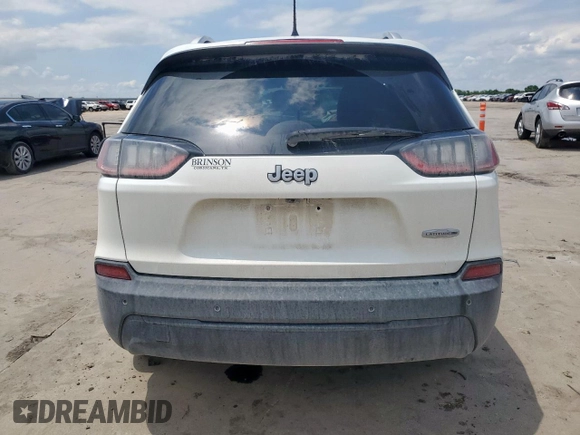2021 Jeep Cherokee Latitude Plus with VIN 1C4PJLLB4MD116066, listed as a Copart auction lot 58583985 with 69,390 mi miles and Salvage title. Bid and sale history available at DreamBid. Image 6.