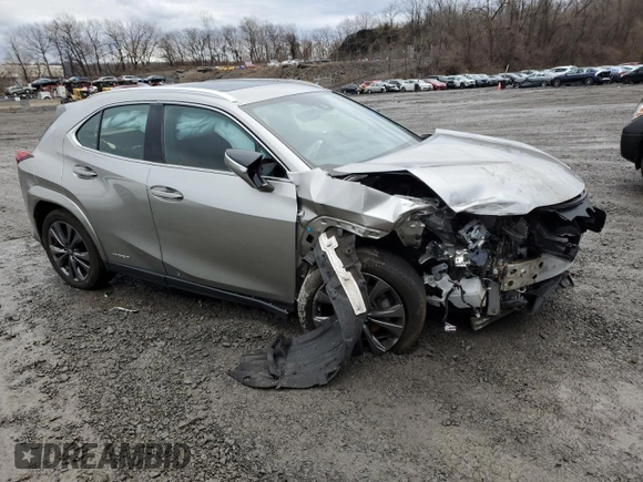 2022 Lexus UX 250h F Sport with VIN JTHR9JBH6N2060011, listed as a Copart auction lot 48199415 with Not Provided miles and Salvage Title. Bid and sale history available at DreamBid. Image 4.