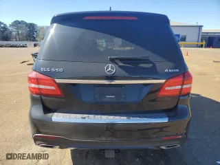 2017 Mercedes-Benz GLS with VIN 4JGDF7DE9HA781083, listed as a Copart auction lot 42383855 with 130,120 mi miles and Salvage Title. Bid and sale history available at carsss.com. Image 6.