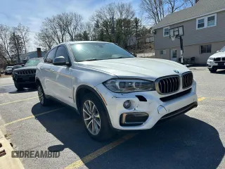 2017 BMW X6 xDrive35i with VIN 5UXKU2C52H0N85187, listed as a Copart auction lot 52225565 with 97,566 mi miles and Clean Title. Bid and sale history available at carsss.com. Image 1.