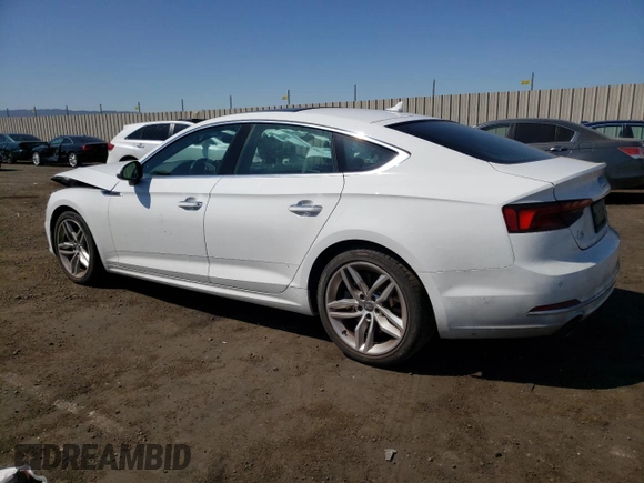 2019 Audi A5 Sportback Premium Plus with VIN WAUBNCF54KA008336, listed as a Copart auction lot 62848203 with 49,168 mi miles. Bid and sale history available at carsss.com. Image 2.
