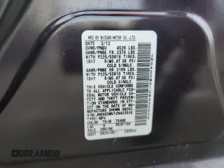 2012 Nissan Rogue SV with VIN JN8AS5MV1CW403508, listed as a Copart auction lot 87453304 with 177,818 mi miles and Salvage Title. Bid and sale history available at carsss.com. Image 14.