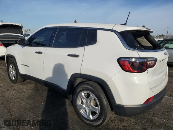 2022 Jeep Compass Sport with VIN 3C4NJCAB3NT164244, listed as a Copart auction lot 79576414 with 41,372 mi miles and Salvage Title. Bid and sale history available at carsss.com. Image 2.