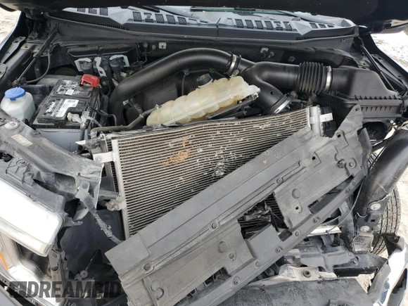 2020 Ford F-150 XL with VIN 1FTEW1C40LFA96741, listed as a Copart auction lot 50423815 with 96,046 mi miles and Salvage Title. Bid and sale history available at DreamBid. Image 11.