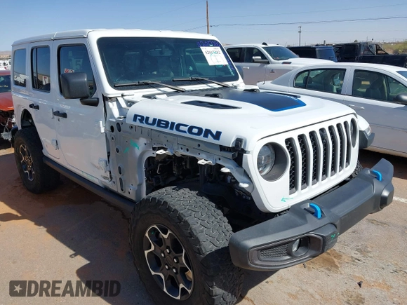 2023 Jeep Wrangler Rubicon with VIN 1C4JJXR63PW580370, listed as a IAAI auction lot 42017282 with 31,823 mi miles and . Bid and sale history available at DreamBid. Image 1.