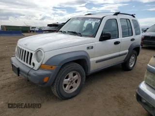 2005 Jeep Liberty Sport with VIN 1J4GL48505W583083, listed as a Copart auction lot 49700615 with 198,325 mi miles and Salvage Title. Bid and sale history available at carsss.com. Image 1.