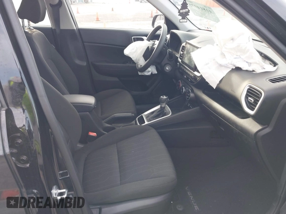 2023 Hyundai Venue SE with VIN KMHRB8A37PU237978, listed as a IAAI auction lot 41814075 with 22,489 mi miles and . Bid and sale history available at DreamBid. Image 5.