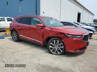 2023 Acura MDX Technology z VIN 5J8YE1H43PL025910, wystawiony jako Copart lot #60610405 z przebiegiem 14 091 mil mil oraz Szkoda całkowita • Salvage title. Historia ofert i sprzedaży dostępna na DreamBid. Obrazek 4.