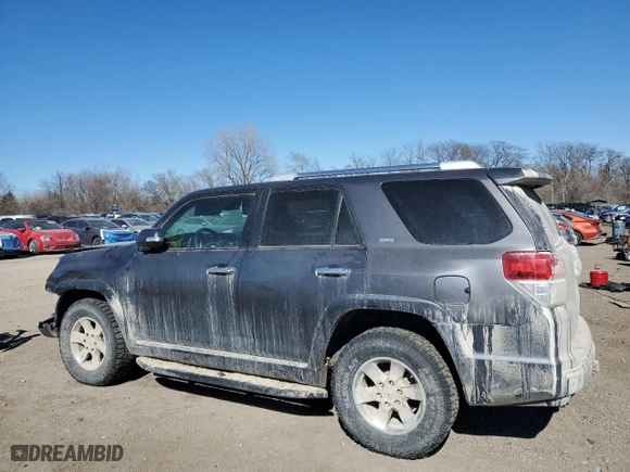 2013 Toyota 4Runner SR5 with VIN JTEBU5JR1D5135032, listed as a Copart auction lot 46347755 with 212,989 mi miles and Salvage Title. Bid and sale history available at carsss.com. Image 2.