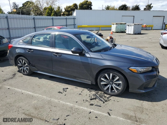 2022 Honda Civic Sedan EX with VIN 2HGFE1F73NH326997, listed as a Copart auction lot 50908925 with 33,930 mi miles and Salvage Title. Bid and sale history available at carsss.com. Image 4.