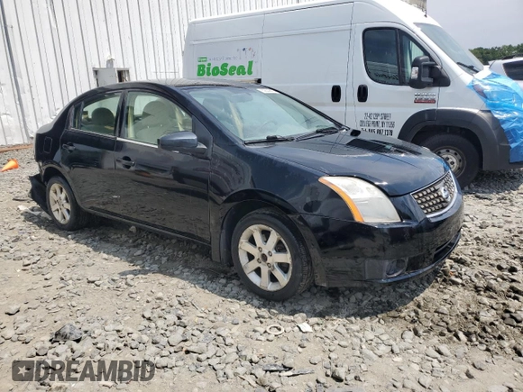 2008 Nissan Sentra S with VIN 3N1AB61E18L699314, listed as a Copart auction lot 62809975 with 193,039 mi miles and Salvage title. Bid and sale history available at DreamBid. Image 4.