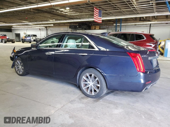 2016 Cadillac CTS Luxury Collection AWD with VIN 1G6AX5SS6G0126033, listed as a Copart auction lot 55636615 with 76,113 mi miles and Salvage title. Bid and sale history available at DreamBid. Image 2.