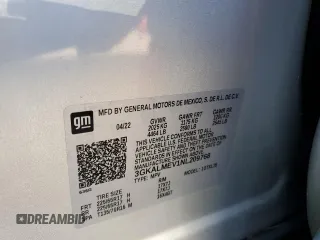 2022 GMC Terrain SLE z VIN 3GKALMEV1NL209768, wystawiony jako Copart lot #52562965 z przebiegiem 60 716 mil mil oraz Szkoda całkowita • Salvage title. Historia ofert i sprzedaży dostępna na DreamBid. Obrazek 13.