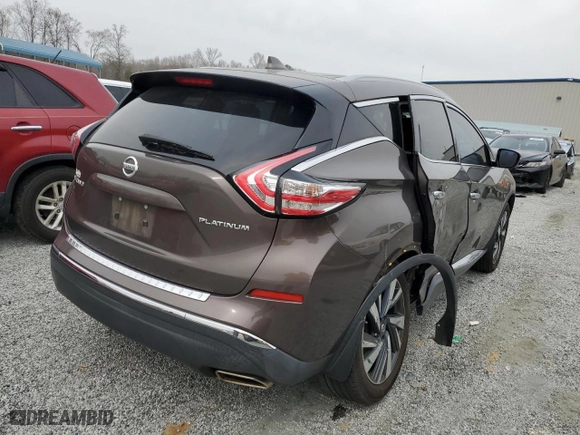 2017 Nissan Murano SV with VIN 5N1AZ2MG1HN101975, listed as a Copart auction lot 48810945 with 88,665 mi miles and Salvage Title. Bid and sale history available at carsss.com. Image 3.
