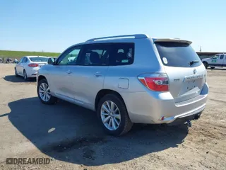 2008 Toyota Highlander Hybrid Limited with VIN JTEEW44AX82007693, listed as a IAAI auction lot 41765472 with 273,190 mi miles. Bid and sale history available at carsss.com. Image 3.