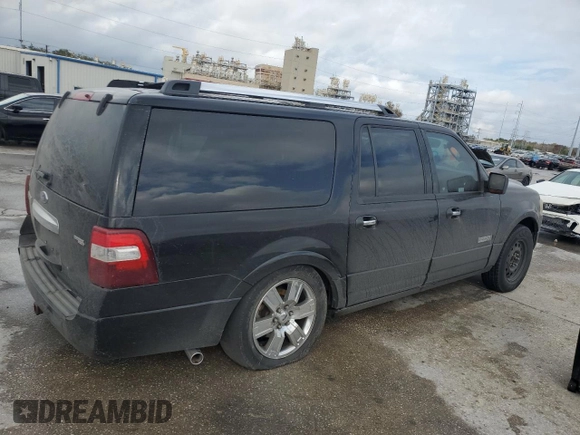 2008 Ford Expedition EL Limited with VIN 1FMFK20588LA22832, listed as a Copart auction lot 86062354 with 176,746 mi miles and Salvage Title. Bid and sale history available at carsss.com. Image 3.
