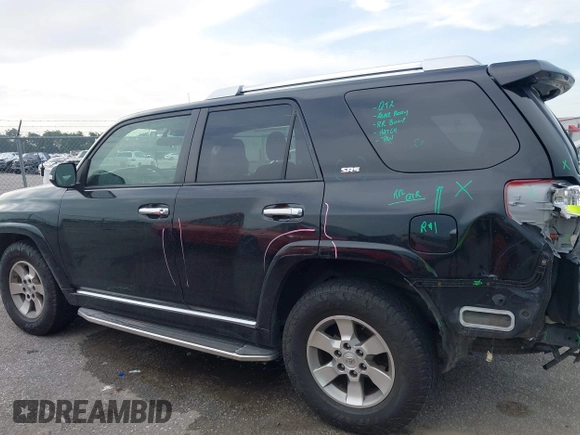 2013 Toyota 4Runner SR5 with VIN JTEZU5JR6D5049116, listed as a IAAI auction lot 42492796 with 227,020 mi miles and . Bid and sale history available at DreamBid. Image 14.