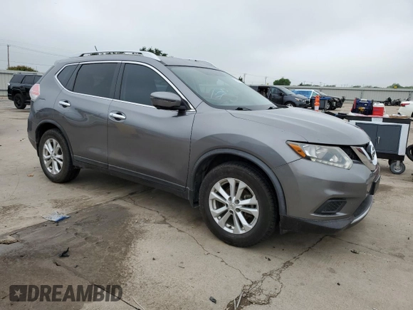 2016 Nissan Rogue SV with VIN KNMAT2MV9GP673965, listed as a Copart auction lot 55348165 with 152,680 mi miles and Clean Title. Bid and sale history available at carsss.com. Image 4.