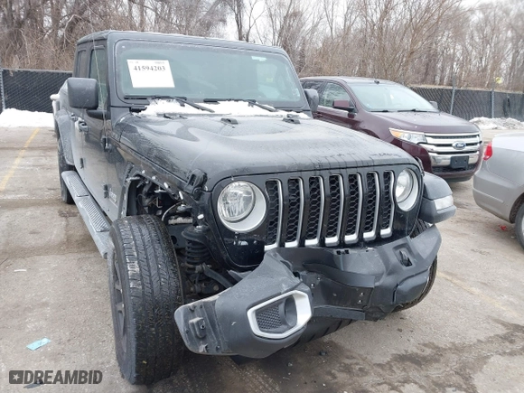 2023 Jeep Gladiator Overland with VIN 1C6HJTFG4PL564093, listed as a IAAI auction lot 41594203 with 37,740 mi miles. Bid and sale history available at carsss.com. Image 6.