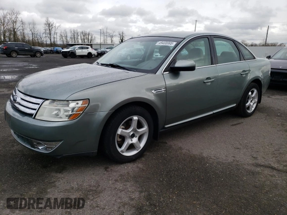 2008 Ford Taurus SEL with VIN 1FAHP24W28G161001, listed as a Copart auction lot 49408995 with 104,161 mi miles and Salvage Title. Bid and sale history available at carsss.com. Image 1.