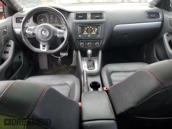 2014 Volkswagen Jetta GLI Edition 30 with VIN 3VW4S7AJ3EM382764, listed as a Copart auction lot 43962425 with 92,992 mi miles and Salvage title. Bid and sale history available at DreamBid. Image 8.