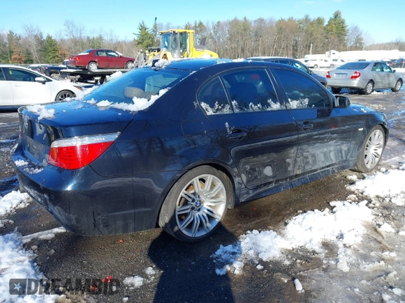 2008 BMW 5 Series 550i with VIN WBANW53518CT54786, listed as a IAAI auction lot 41546342 with 121,094 mi miles. Bid and sale history available at carsss.com. Image 4.