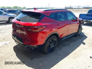 2024 Chevrolet Blazer RS with VIN 3GNKBERS4RS126640, listed as a IAAI auction lot 42227636 with 31,951 mi miles and . Bid and sale history available at DreamBid. Image 4.