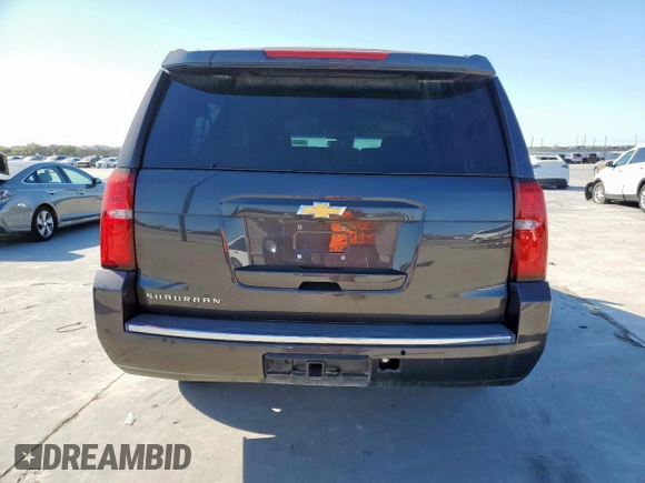 2016 Chevrolet Suburban LTZ with VIN 1GNSCJKC5GR170929, listed as a Copart auction lot 49634725 with Not provided miles and Salvage title. Bid and sale history available at DreamBid. Image 6.