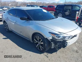 2016 Nissan Maxima SV with VIN 1N4AA6AP4GC446635, listed as a IAAI auction lot 41672861 with 118,377 mi miles and . Bid and sale history available at DreamBid. Image 1.