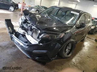 2019 Honda Pilot EX-L with VIN 5FNYF6H59KB042658, listed as a Copart auction lot 46884655 with 88,439 mi miles and Salvage Title. Bid and sale history available at carsss.com. Image 1.