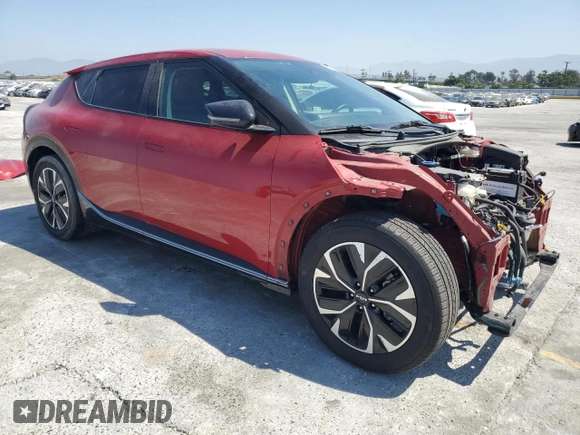 2022 Kia EV6 Wind with VIN KNDC3DLC8N5035414, listed as a Copart auction lot 58713064 with 66,795 mi miles and Salvage Title. Bid and sale history available at carsss.com. Image 4.