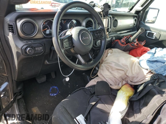 2018 Jeep Wrangler Sport S with VIN 1C4GJXAG4JW279115, listed as a Copart auction lot 51965595 with 40,783 mi miles and Salvage title. Bid and sale history available at DreamBid. Image 8.