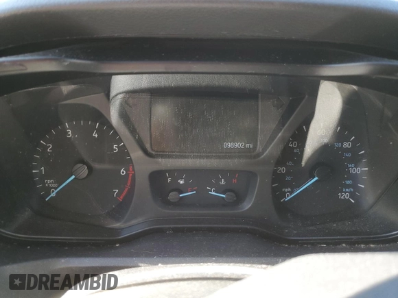2019 Ford Transit Passenger XL with VIN 1FBAX2CG7KKA94149, listed as a Copart auction lot 75620344 with 98,902 mi miles and Salvage Title. Bid and sale history available at carsss.com. Image 9.