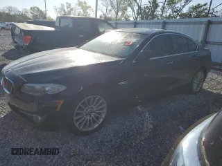2012 BMW 5 Series 535i xDrive with VIN WBAFU7C5XCDU60730, listed as a Copart auction lot 48801065 with Not Provided miles and Salvage Title. Bid and sale history available at carsss.com. Image 1.