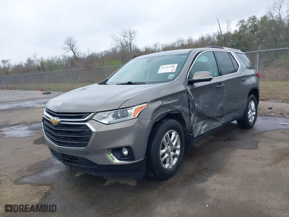2018 Chevrolet Traverse LT Cloth with VIN 1GNERGKW9JJ242827, listed as a IAAI auction lot 41781606 with 125,113 mi miles. Bid and sale history available at carsss.com. Image 2.
