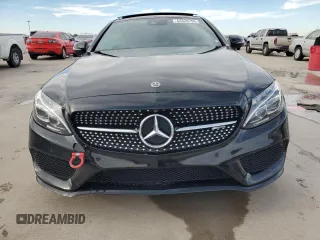 2018 Mercedes-Benz C 43 AMG with VIN WDDWJ6EB0JF668017, listed as a Copart auction lot 43320755 with 99,017 mi miles and Salvage Title. Bid and sale history available at DreamBid. Image 5.