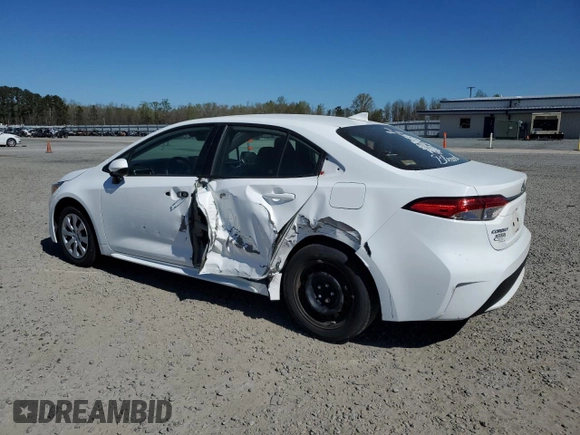 2021 Toyota Corolla LE with VIN 5YFEPMAE8MP172100, listed as a Copart auction lot 50908305 with 40,652 mi miles and Salvage Title. Bid and sale history available at carsss.com. Image 2.