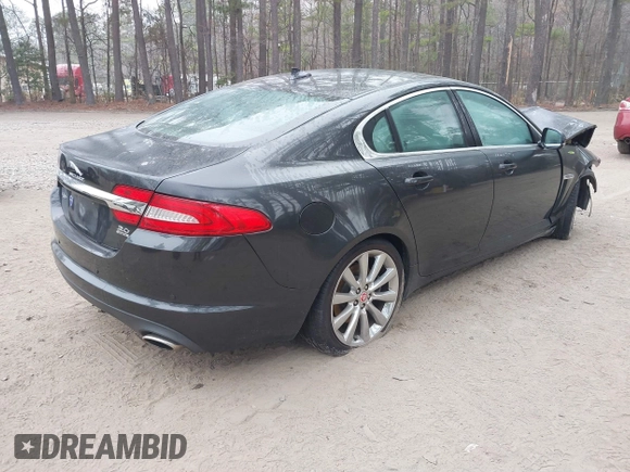 2014 Jaguar XF V6 SC with VIN SAJWJ0EF9E8U12853, listed as a IAAI auction lot 41780409 with 138,329 mi miles. Bid and sale history available at carsss.com. Image 4.